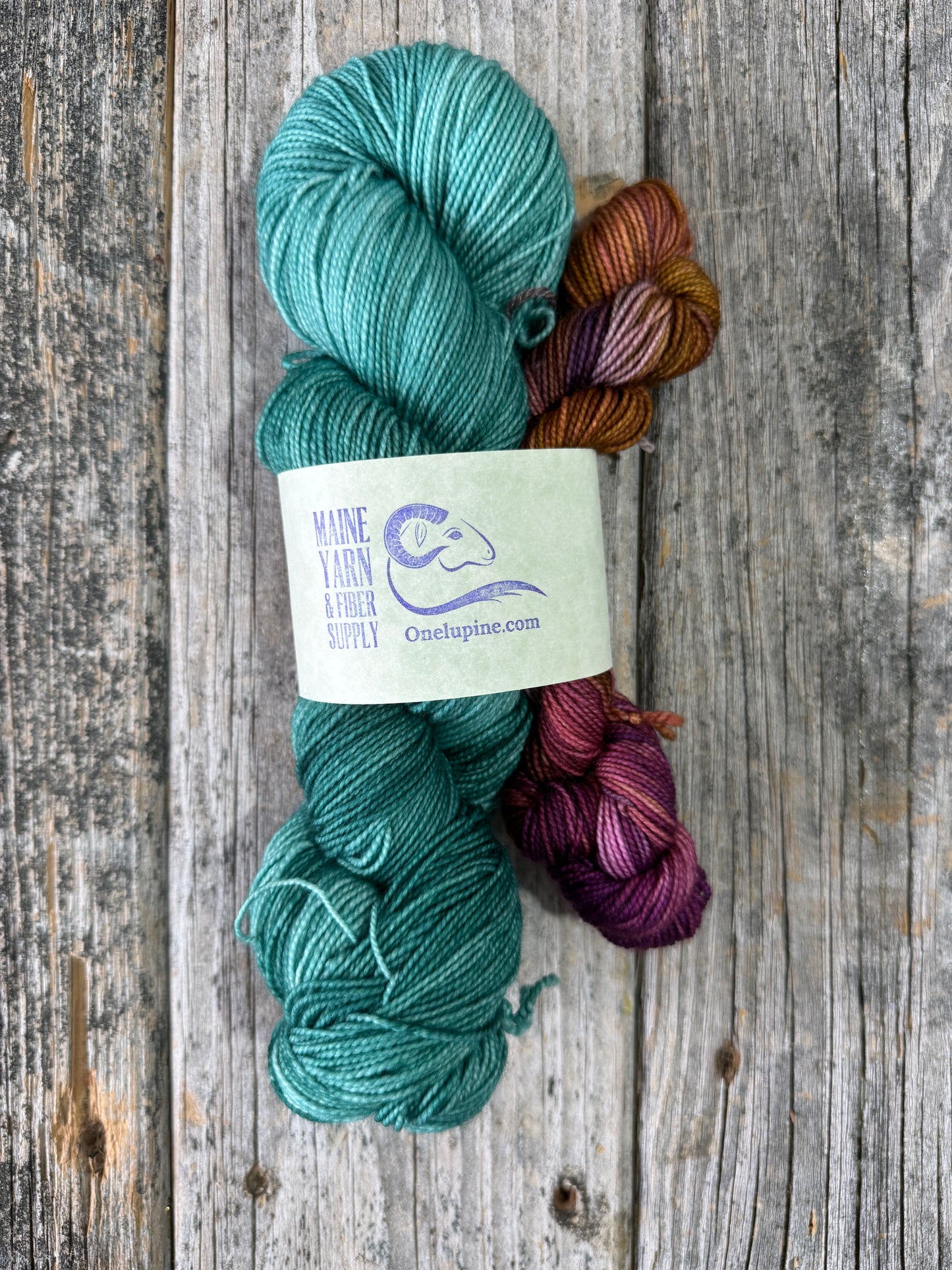Pemaquid: Verdigris + Floral Fix - Riff Shawl Kit