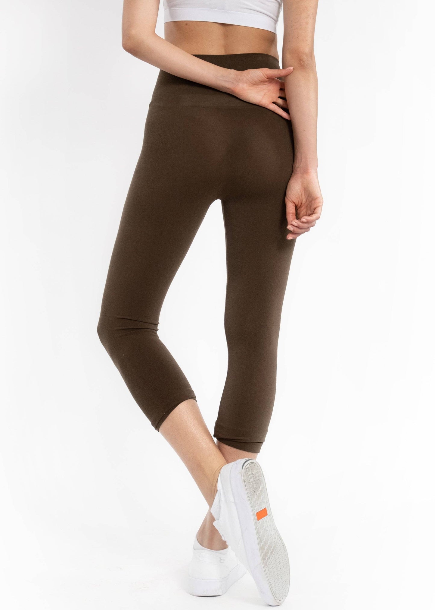 High Waist Crop (3/4) Leggings by Elietian