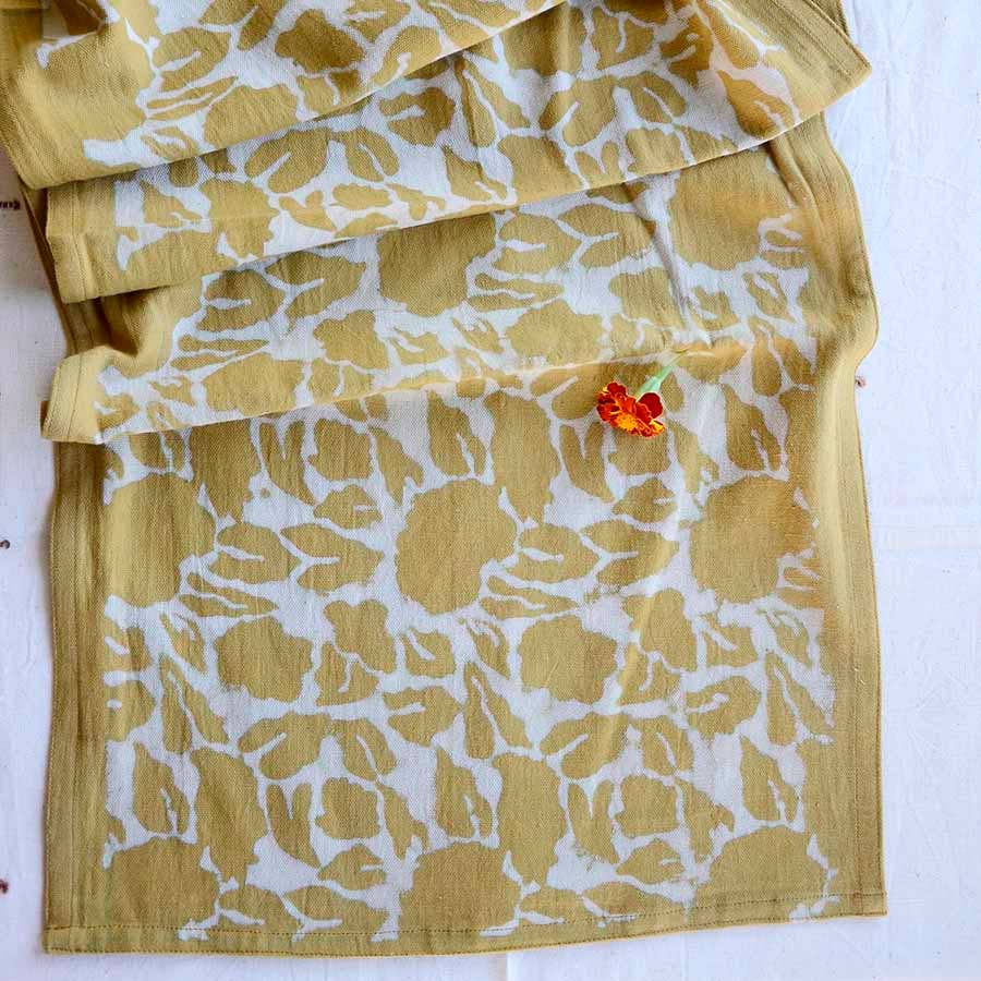 Yan Cotton Linens Table Runner by Ichcha
