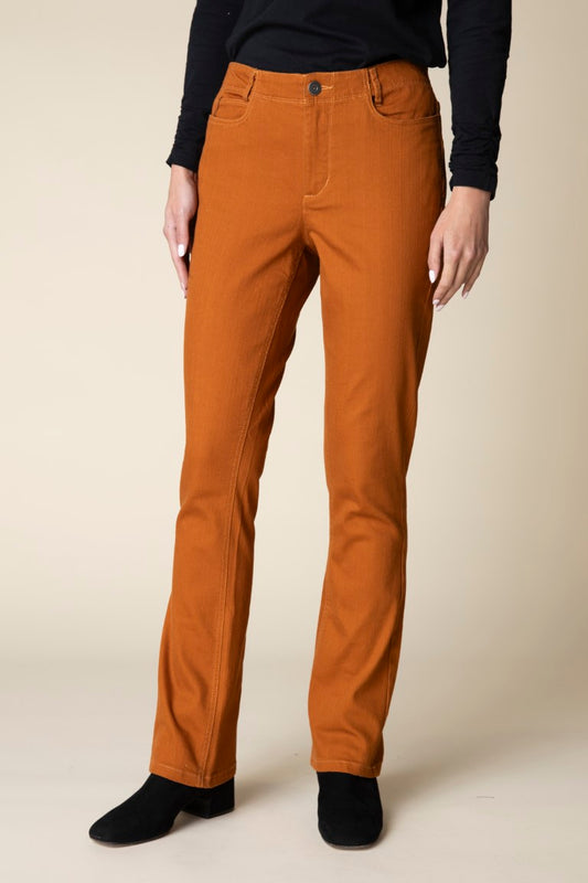 Stretch Denim Boot Cut Jean in Ginger by Habitat Clothing