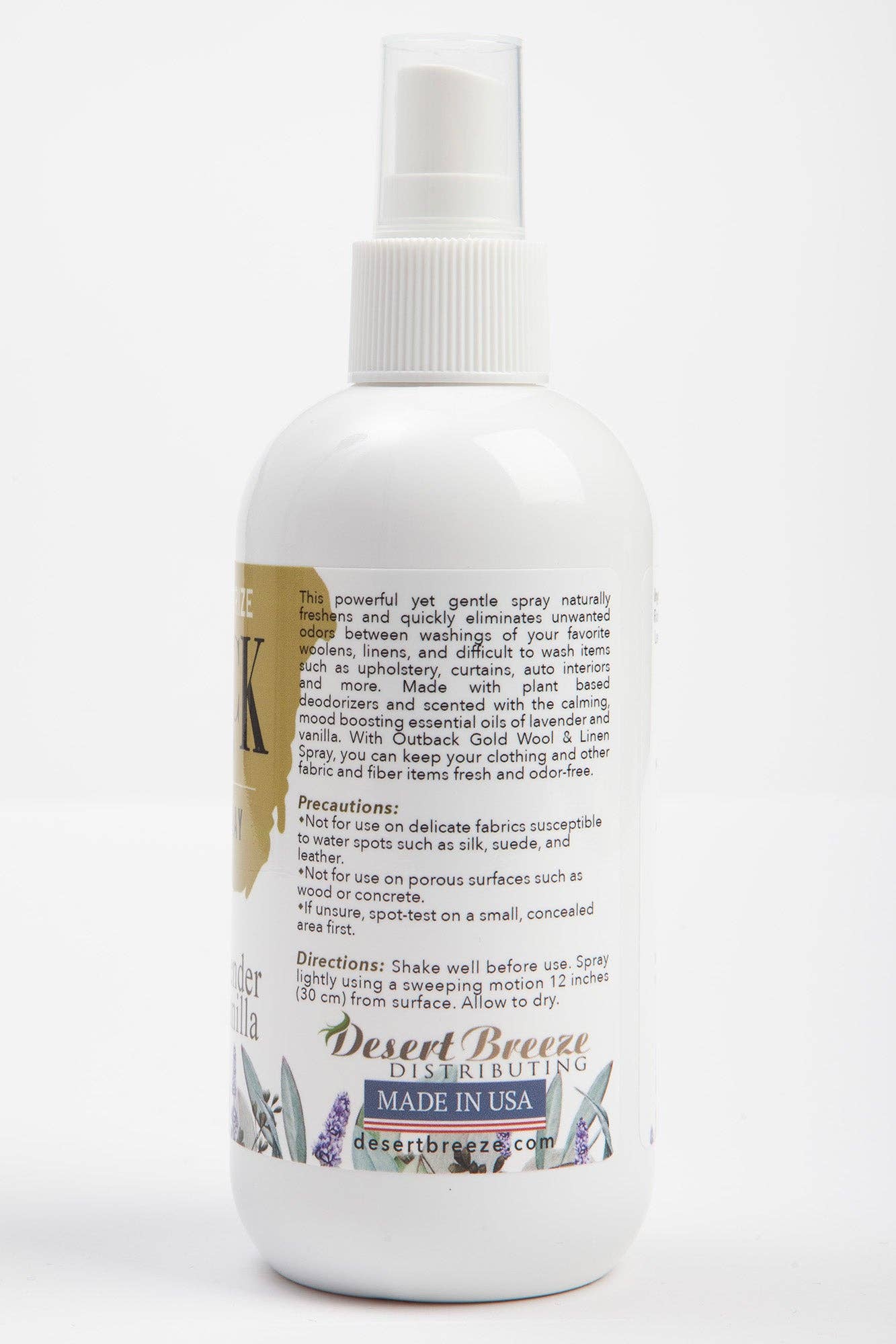Wool, Linen, Fabric Spray, 8 oz from Desert Breeze Distributing