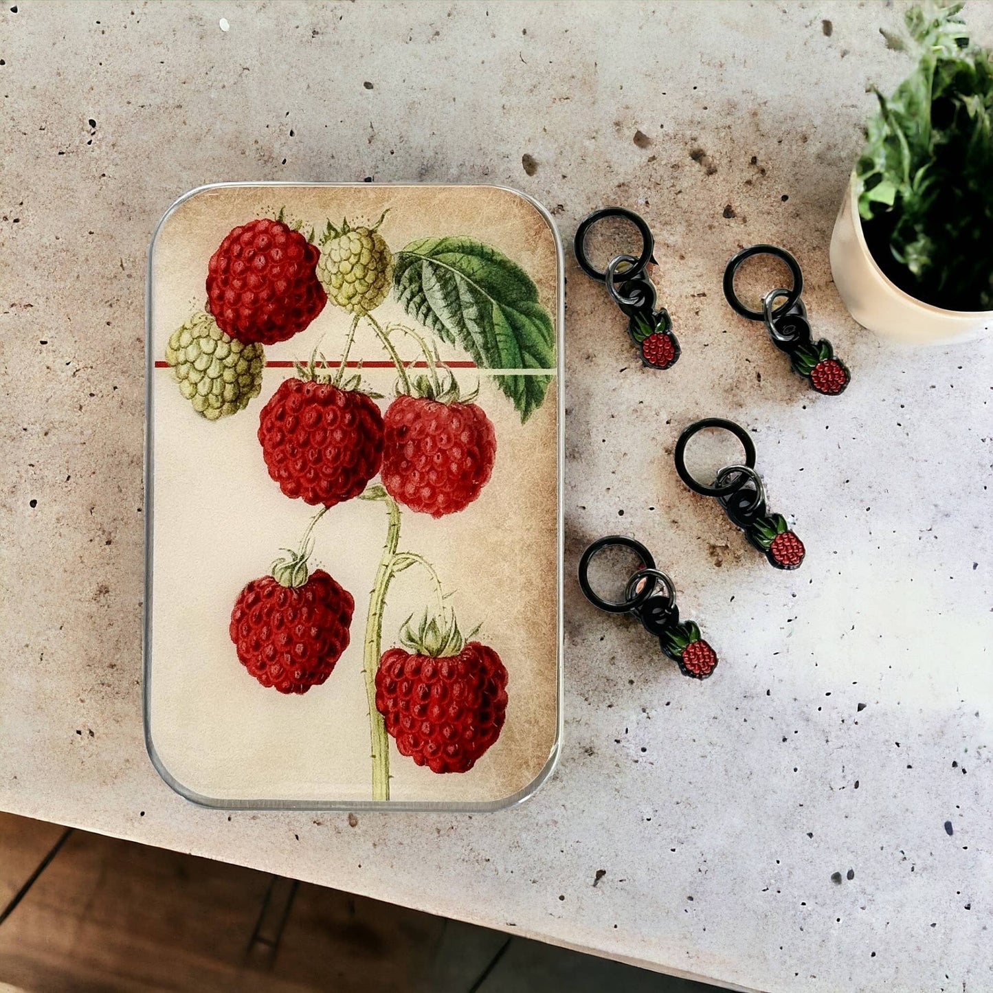 Raspberry Notions Tin from Firefly Notes