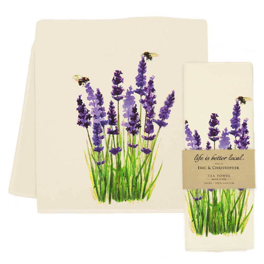Lavender Tea Towel from Eric and Christopher