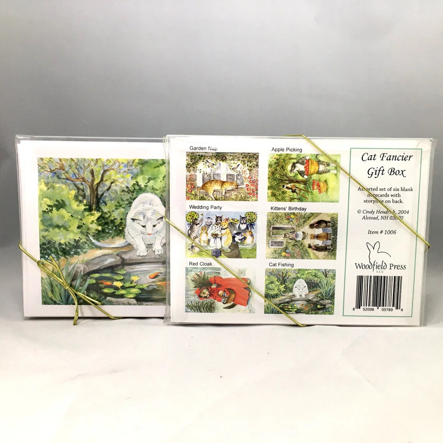 Cat Fancier - Boxed Set of 6 Greeting Cards by Woodfield Press