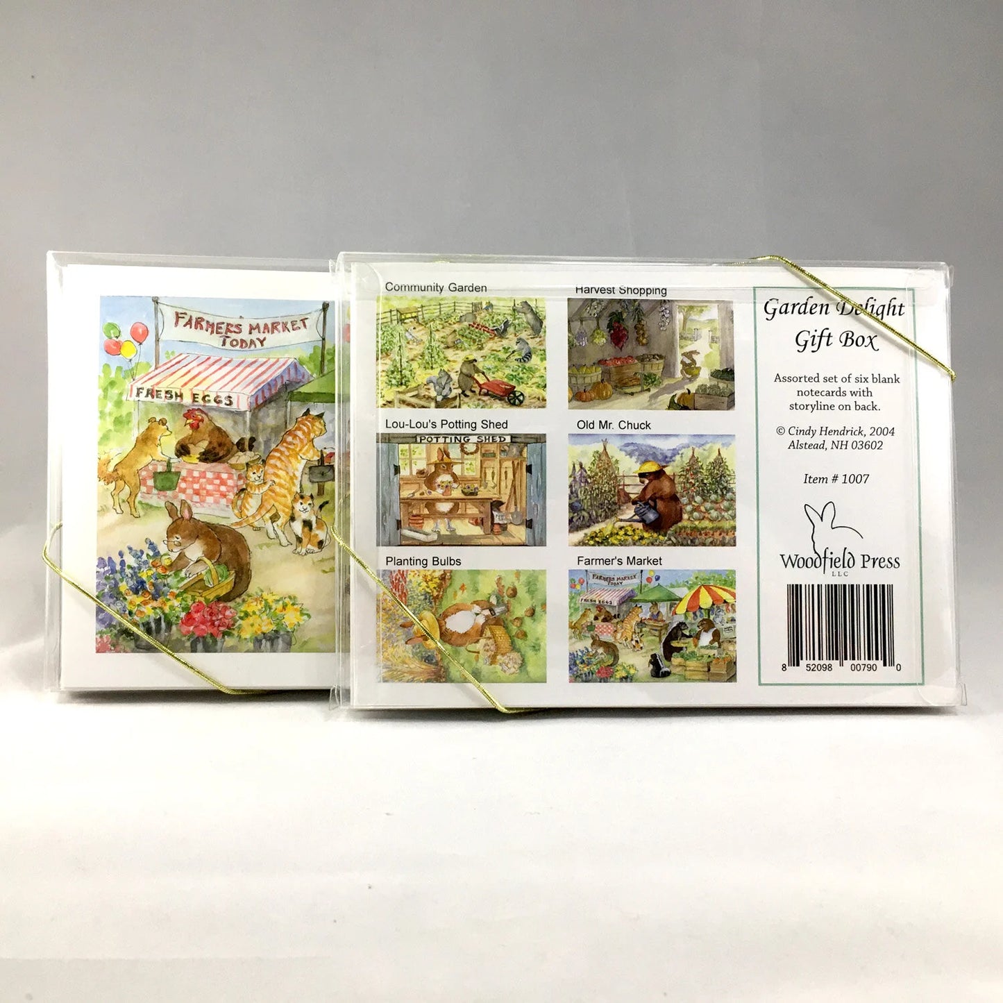Garden Delight - Boxed Set of 6 Greeting Cards by Woodfield Press