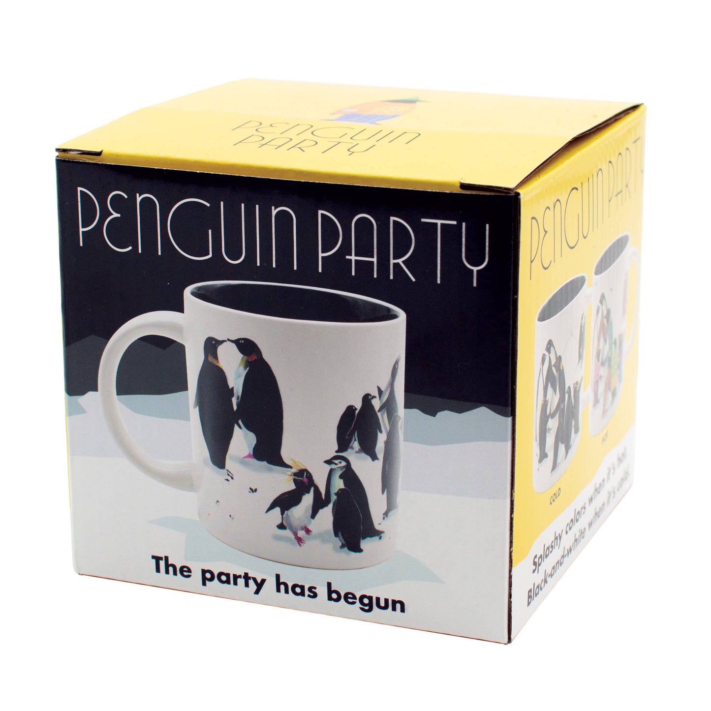 Penguin Party Heat-Changing Coffee Mug from Unemployed Philosophers Guild
