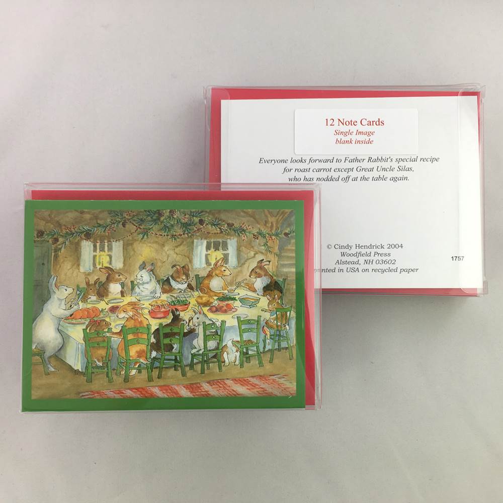 Winter Feast - Boxed Set of 12 Greeting Cards by Woodfield Press