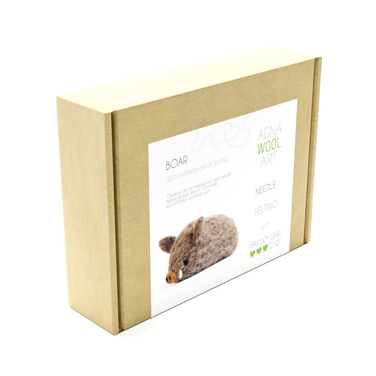 Boar Needle Felting Kit by Benzie Design
