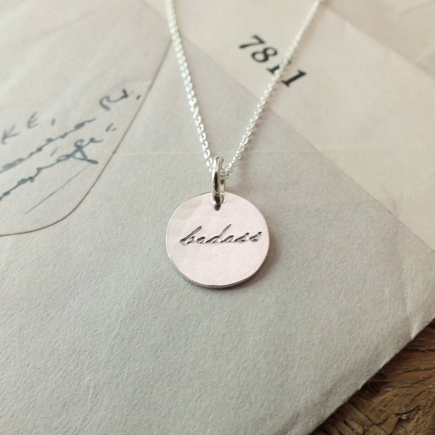 Badass Sterling Silver Necklace by Becoming Jewelry