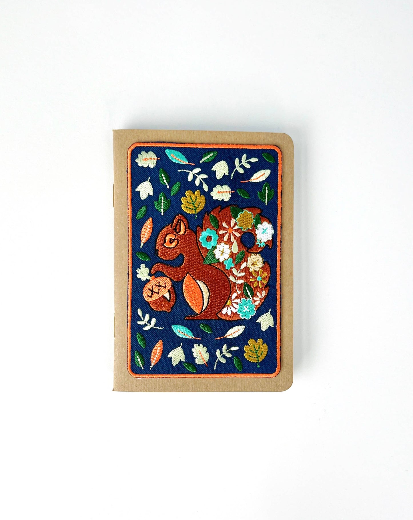 Squirrel Embroidery Pocket Notebook from Rikrack
