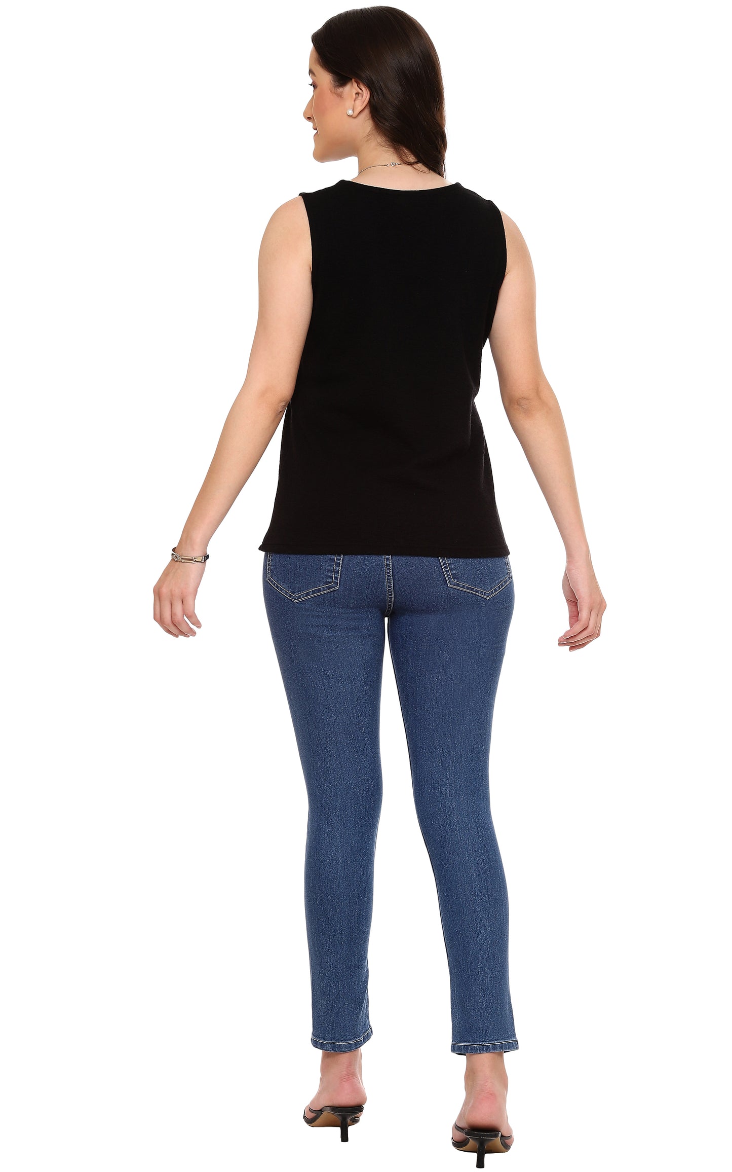 Frida Tank in Black by Parsley & Sage