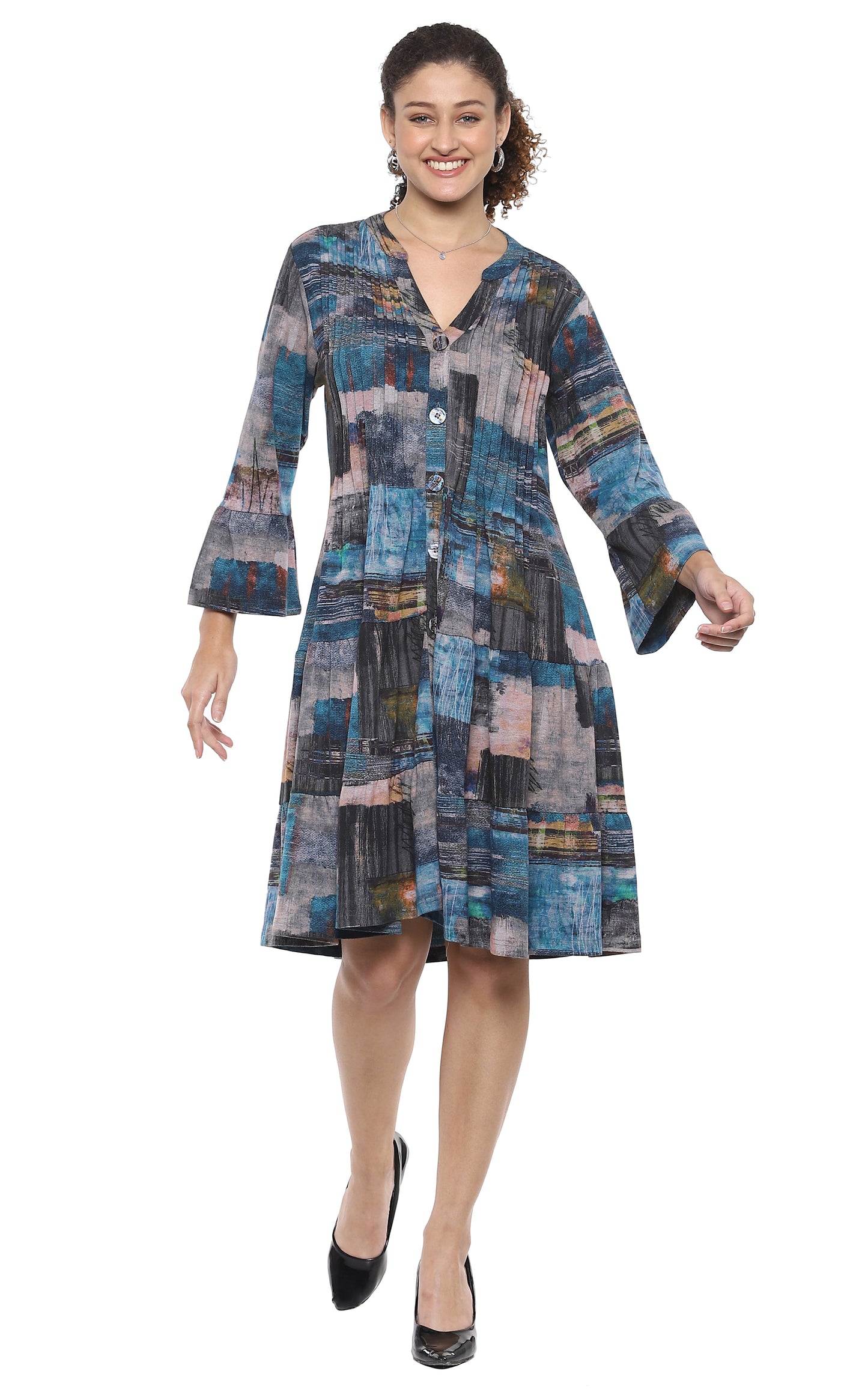 Ola Button up Duster Dress by Parsley & Sage