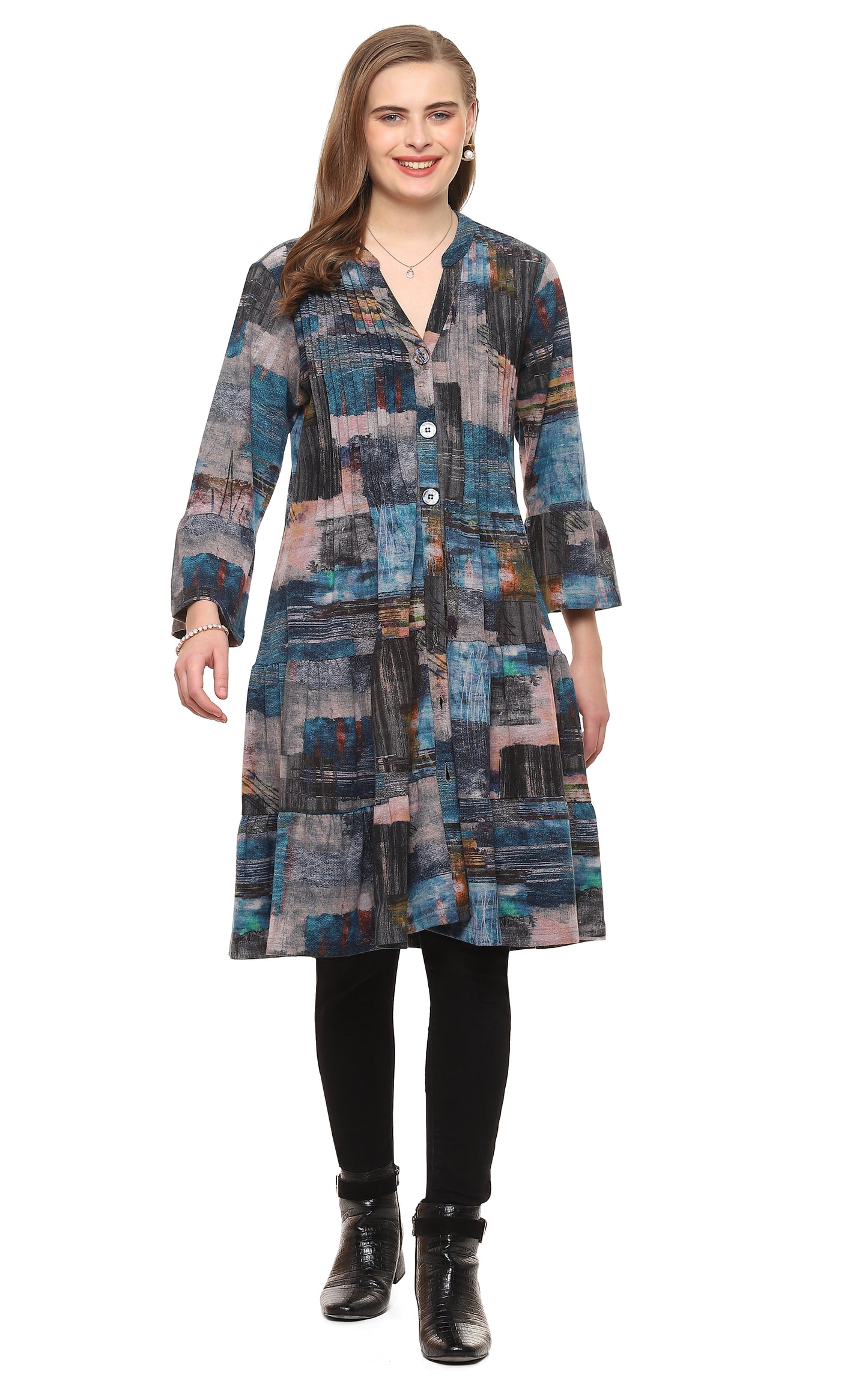 Ola Button up Duster Dress by Parsley & Sage