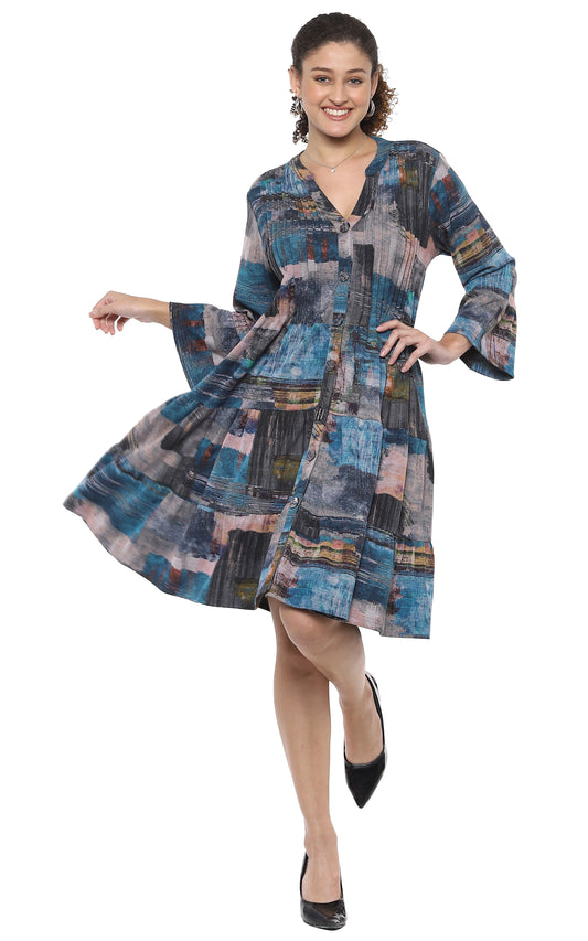 SALE 50% off - Ola Button up Duster Dress by Parsley & Sage