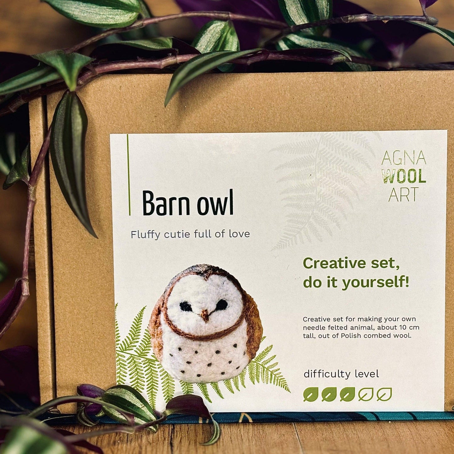 Owl Needle Felting Kit by Benzie Design