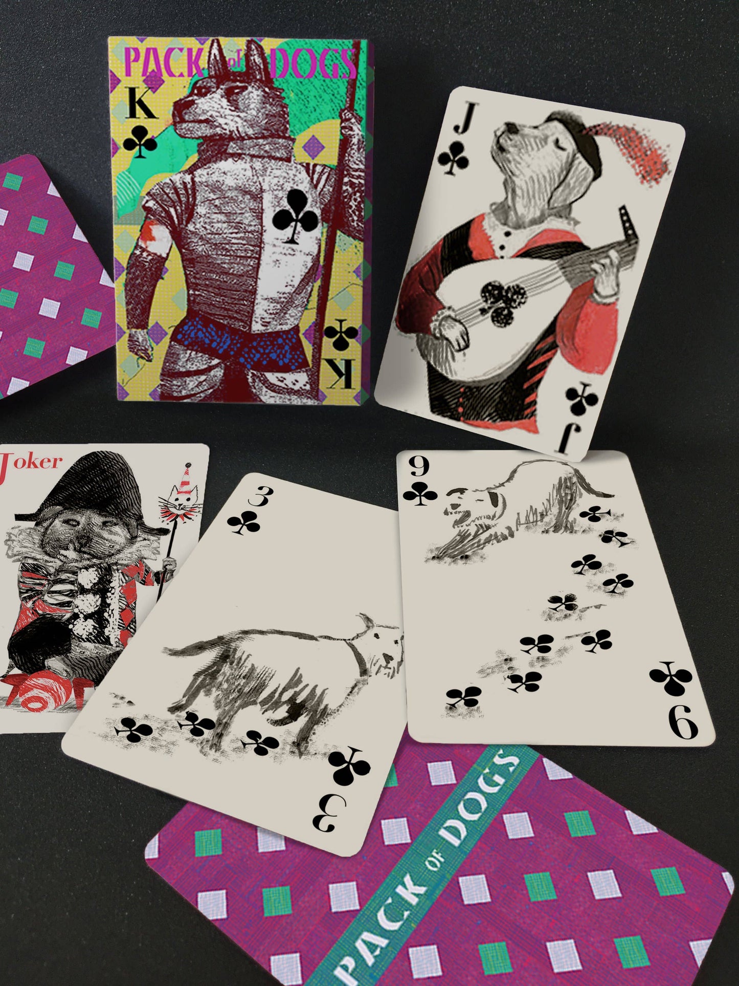 Pack of Dogs Playing Cards by Artiphany