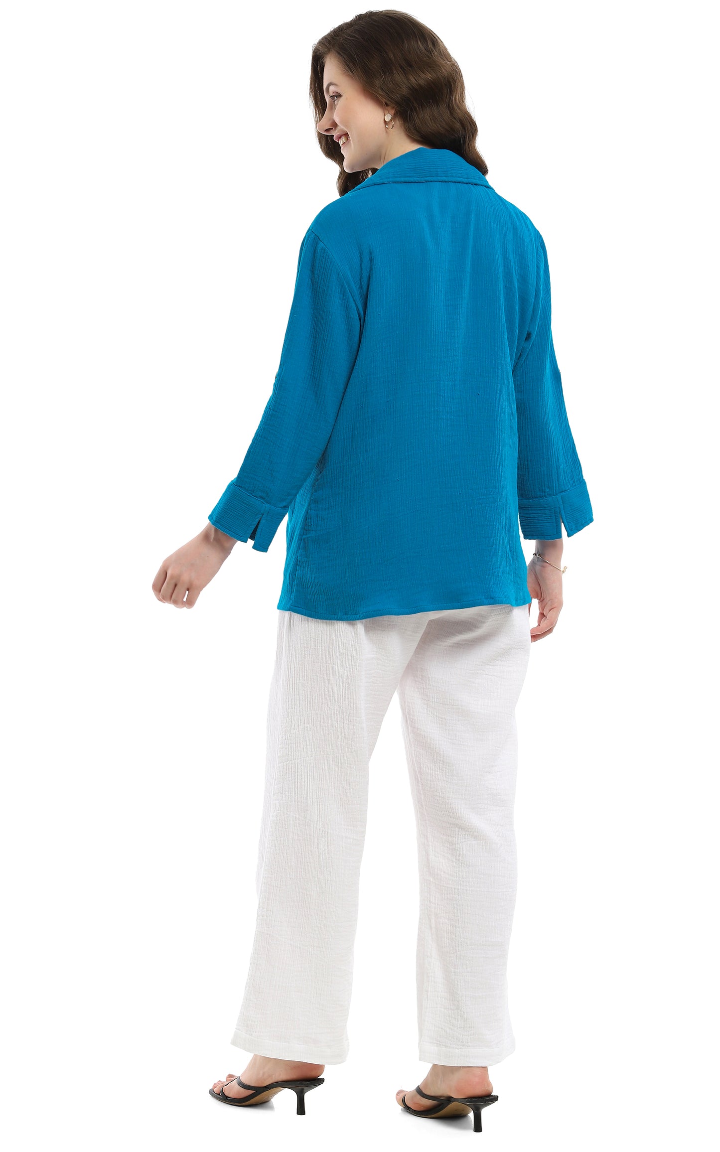 Shawn Jacket in Island Blue by Parsley & Sage