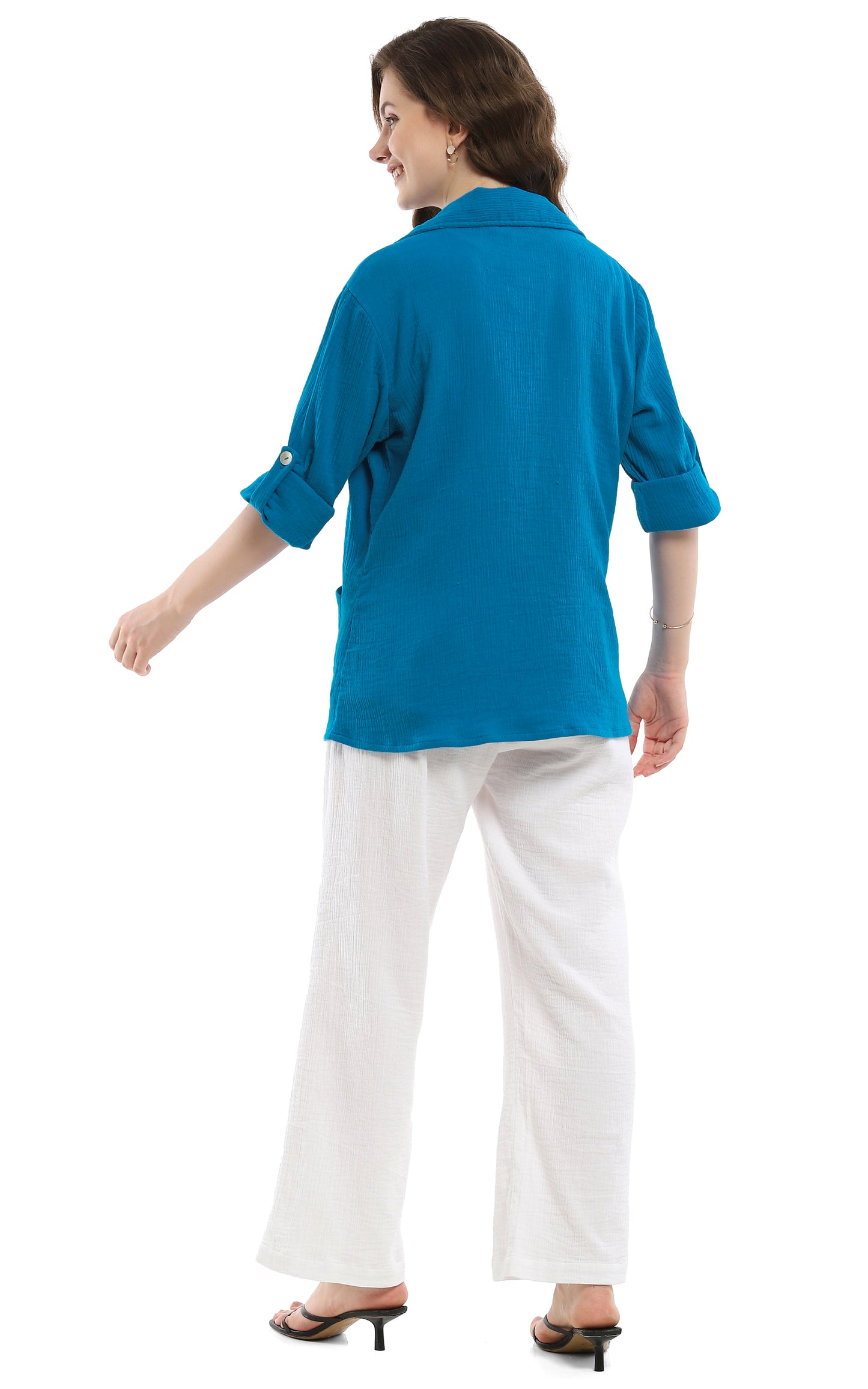 Shawn Jacket in Island Blue by Parsley & Sage