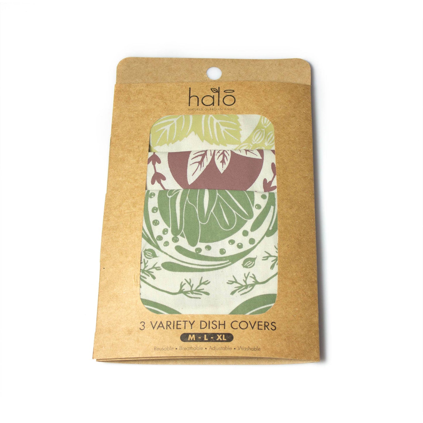 Set of 3 Herbs - Halo Dish and Bowl Cover Large