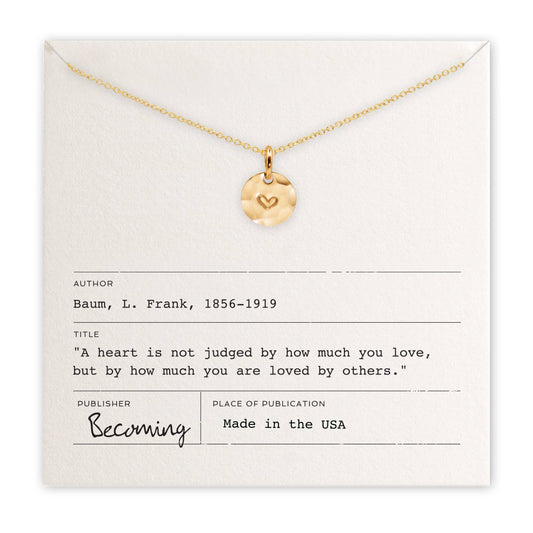 Heart Sterling Silver Necklace by Becoming Jewelry