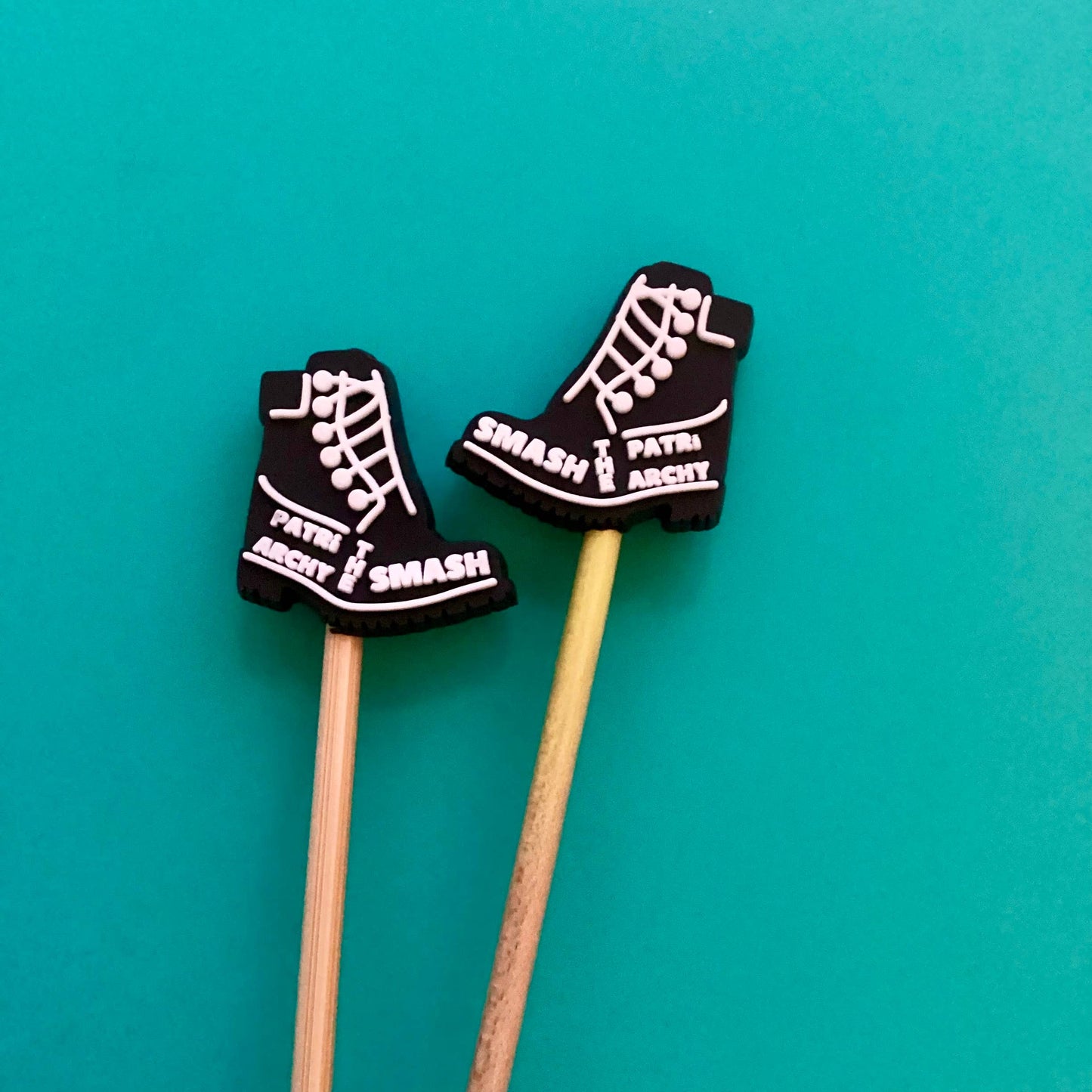 Smash the Patriarchy Stitch Stoppers from Comma Craft Co