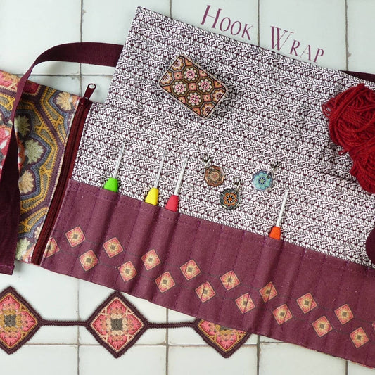 Janie Crow Crochet Hook Wrap from Emma Ball Ltd