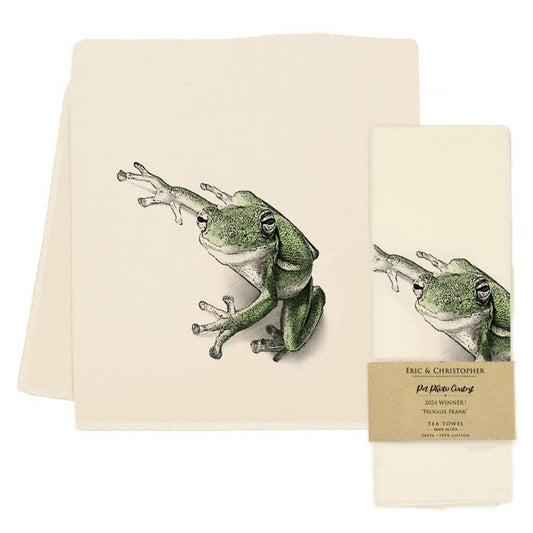 Frog "Froggie Frank" Tea Towel from Eric and Christopher