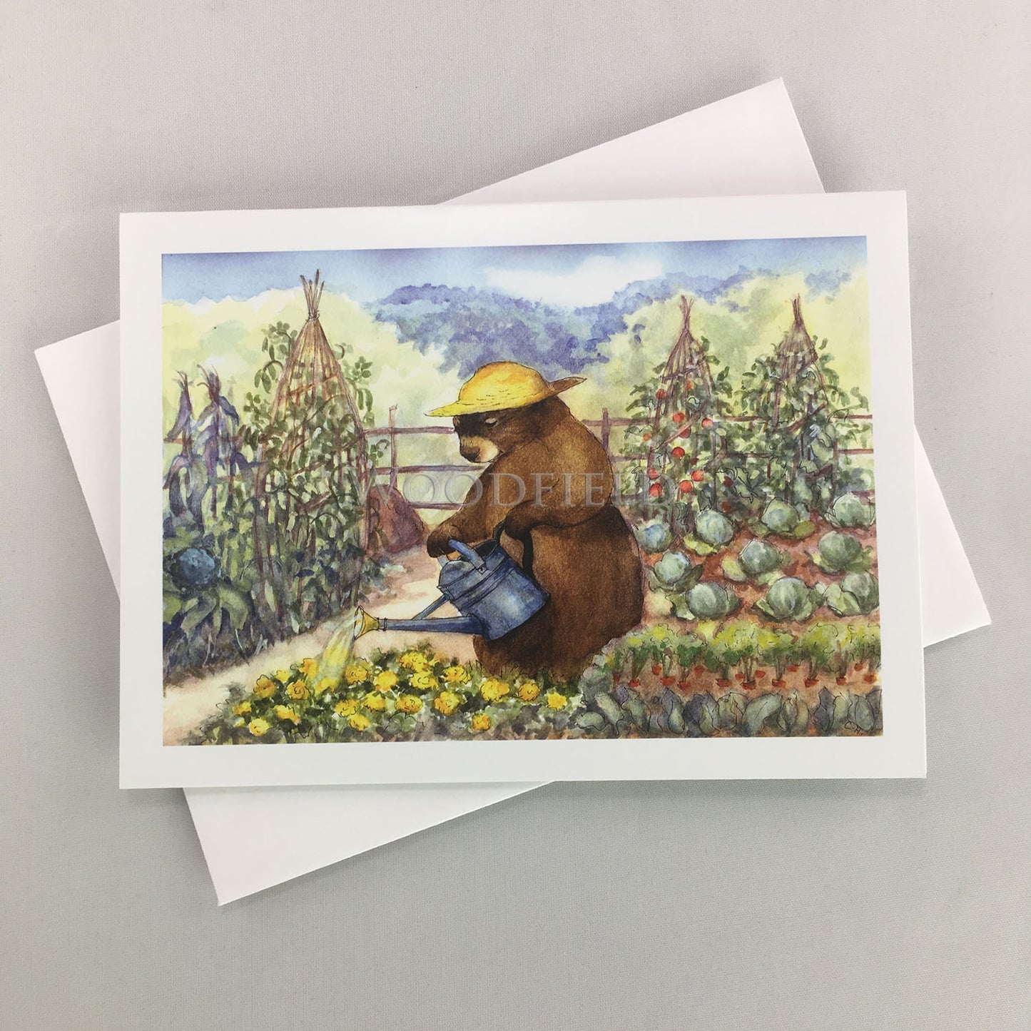 Old Mr Chuck - Greeting Card by Woodfield Press