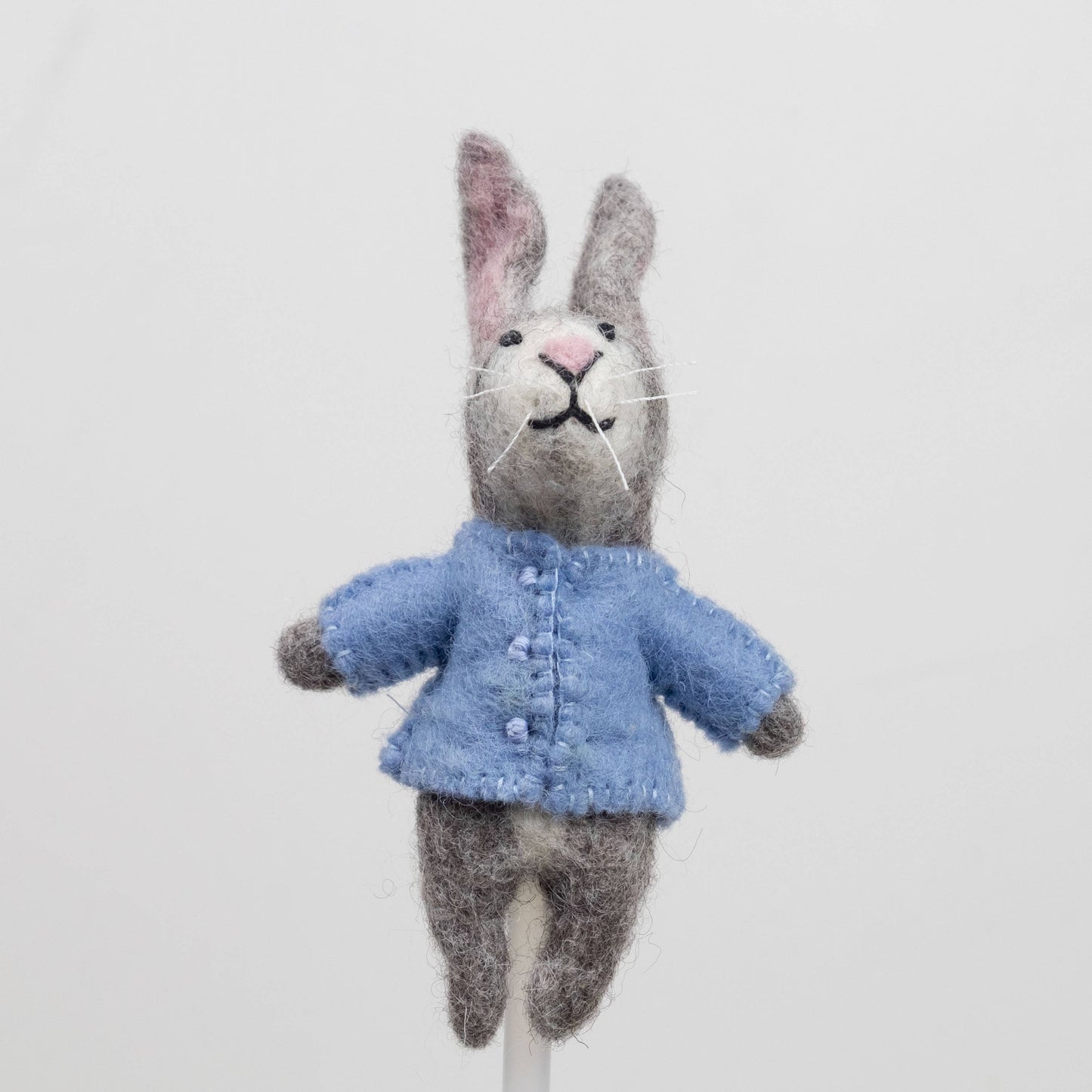 Bunny Felt Finger Puppets by The Winding Road