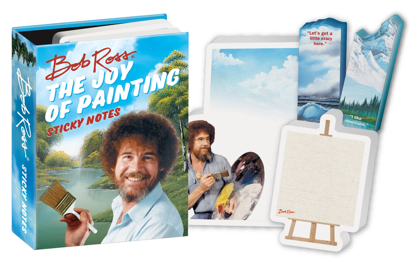 Bob Ross Sticky Notes from Unemployed Philosophers Guild