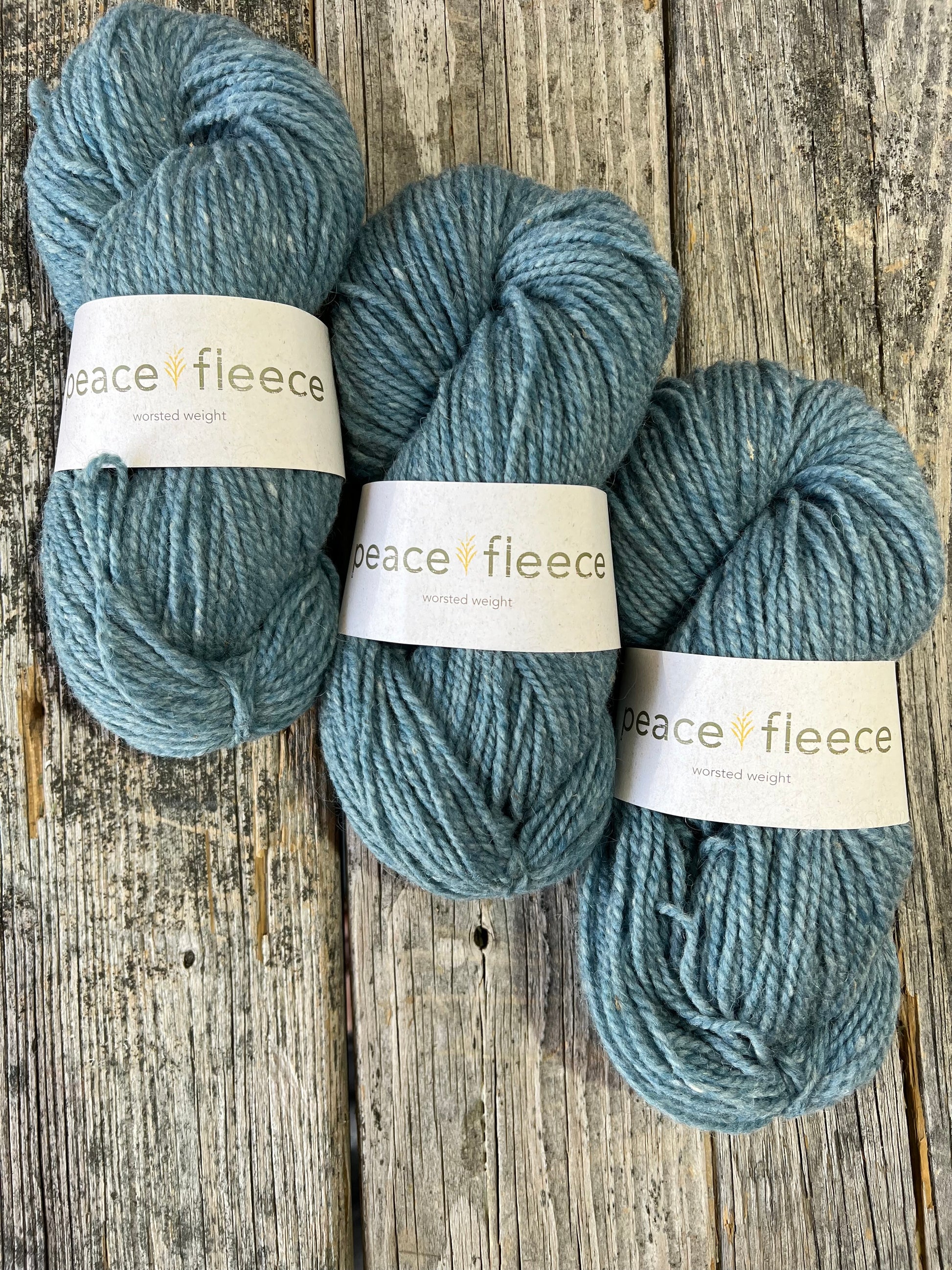 Peace Fleece Worsted: Volgassippi Blue - Maine Yarn & Fiber Supply