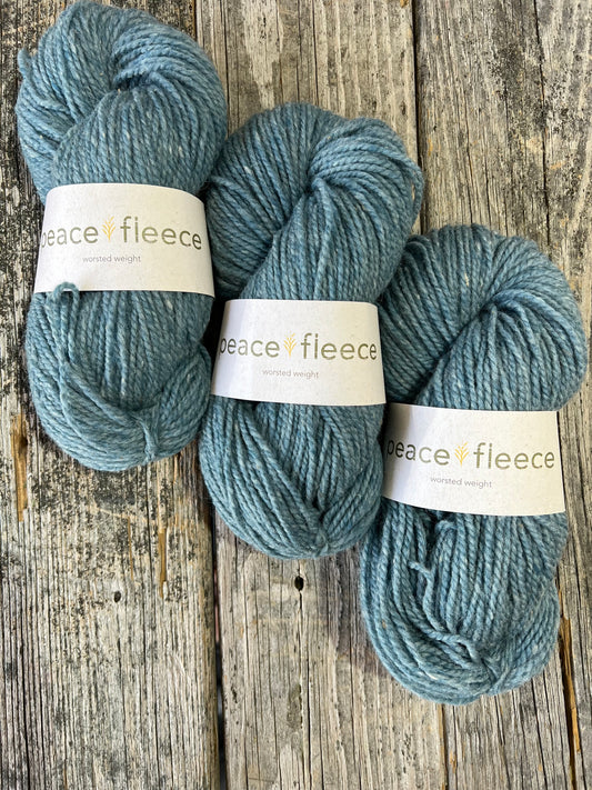 Peace Fleece Worsted: Volgassippi Blue - Maine Yarn & Fiber Supply