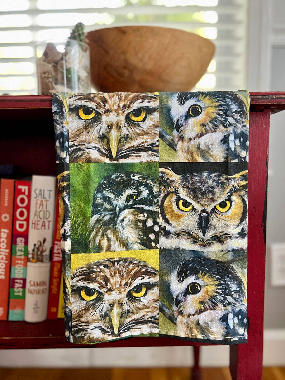 Owl Tea Towel by Art by Alyssa