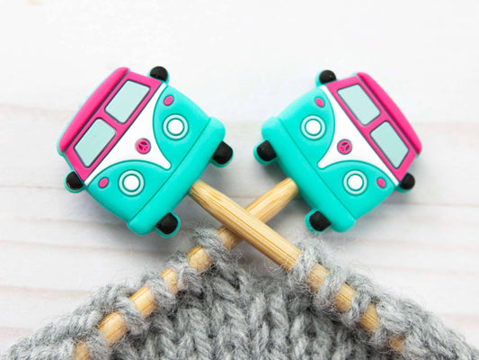 Teal Van Stitch Stoppers Point Protectors from Fox & Pine Stitches