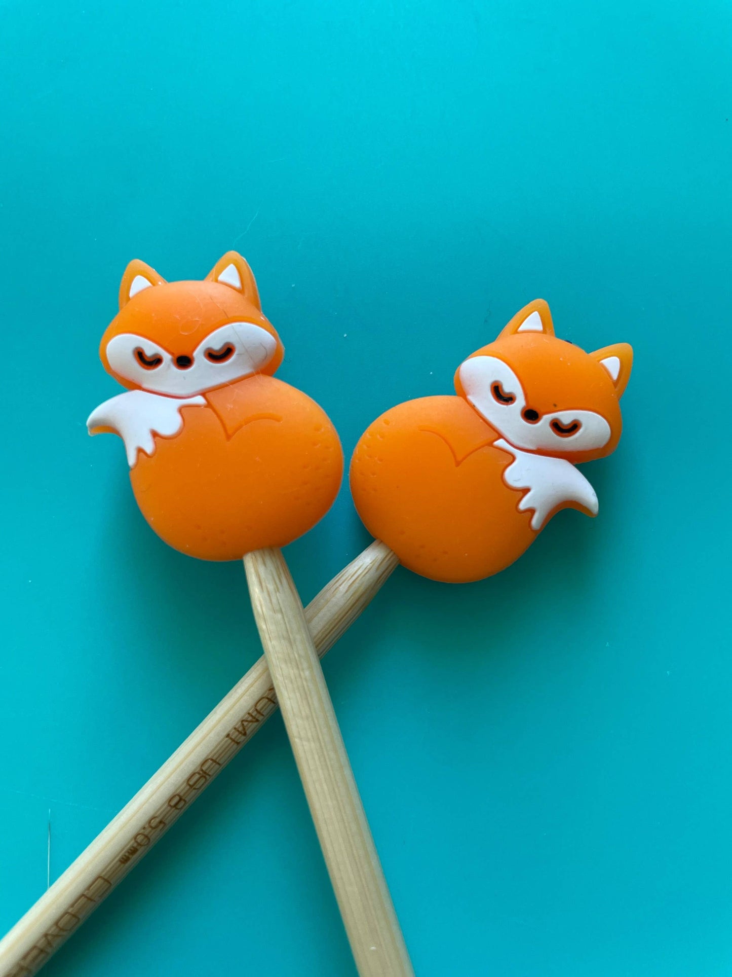 Kawaii Fox Stitch Stoppers from Comma Craft Co