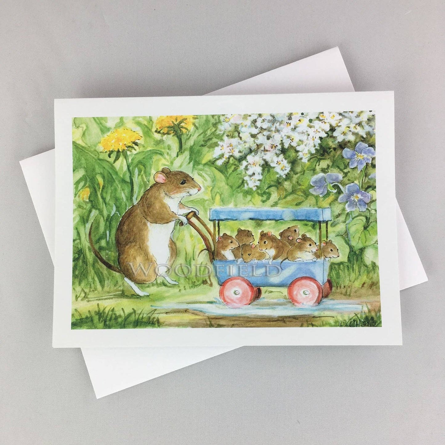 New Babies Walk - Greeting Card by Woodfield Press