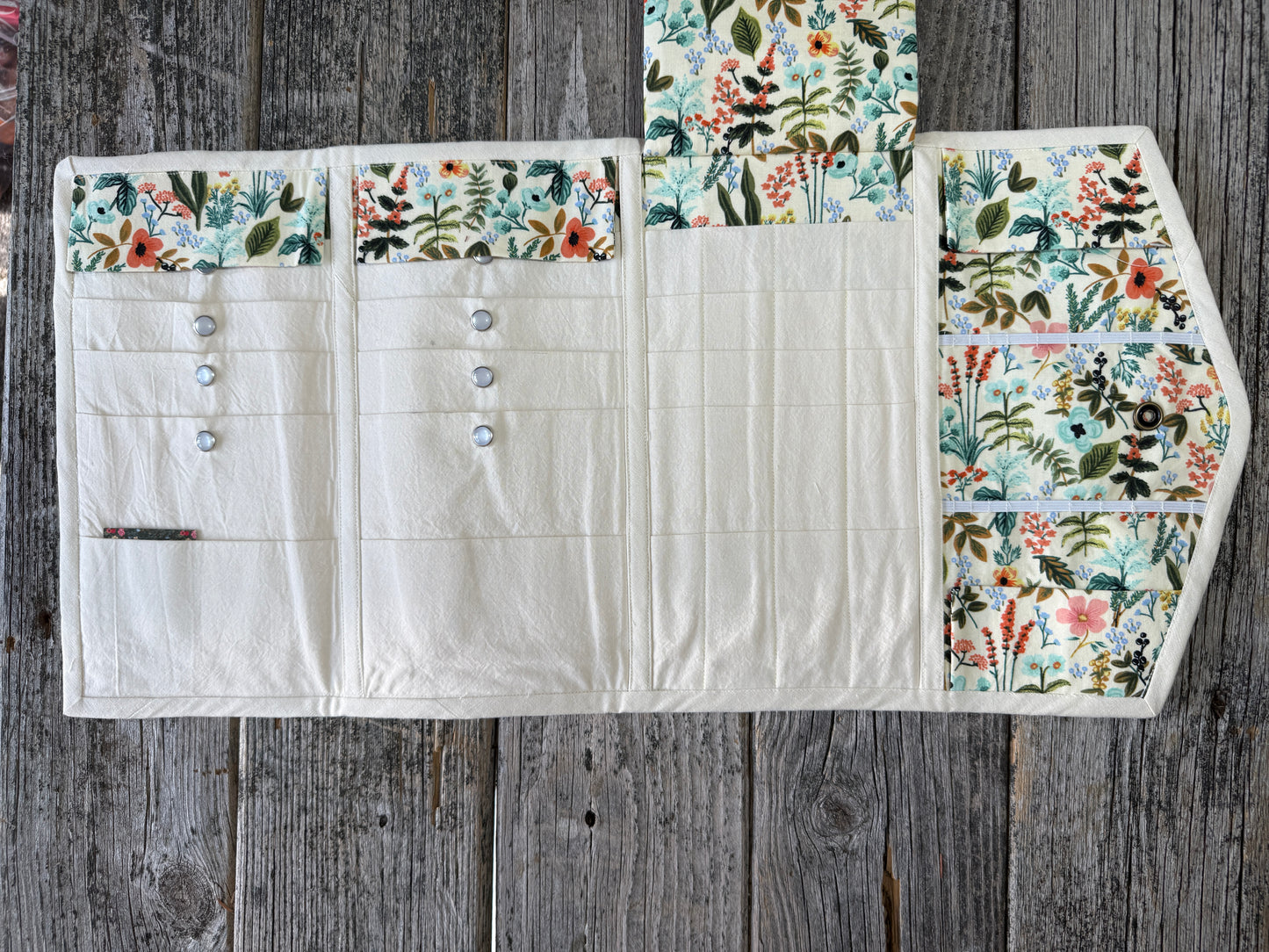 Wildflowers Large Needle Organizer by Katrinka Nova Designs