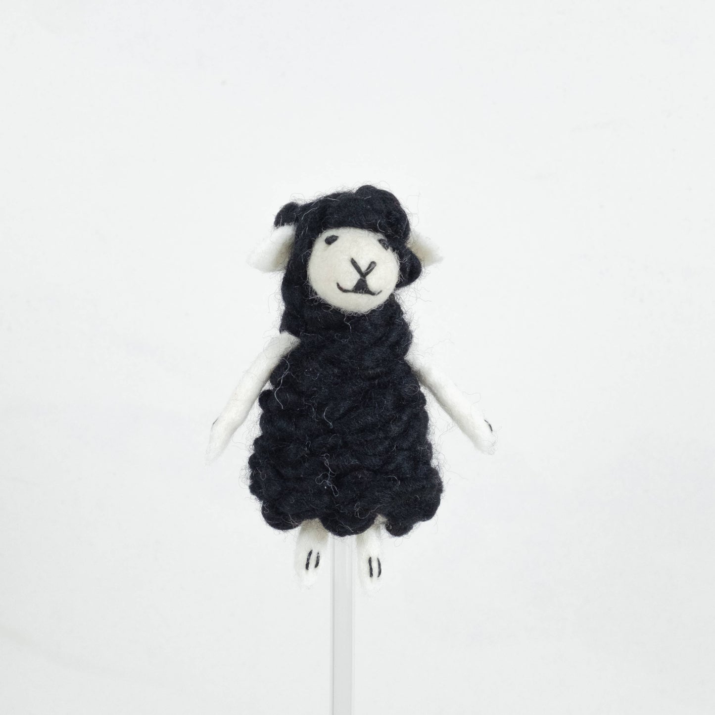 Sheep Felt Finger Puppets by The Winding Road