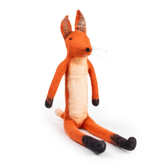 Felted Large Fox Toy from The Winding Road