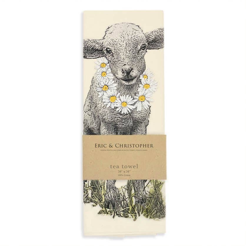 Daisy the Lamb Tea Towel from Eric and Christopher