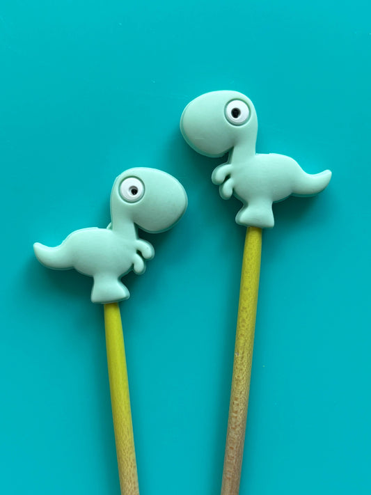 Mint Dinosaurs Stitch Stoppers from Comma Craft Co