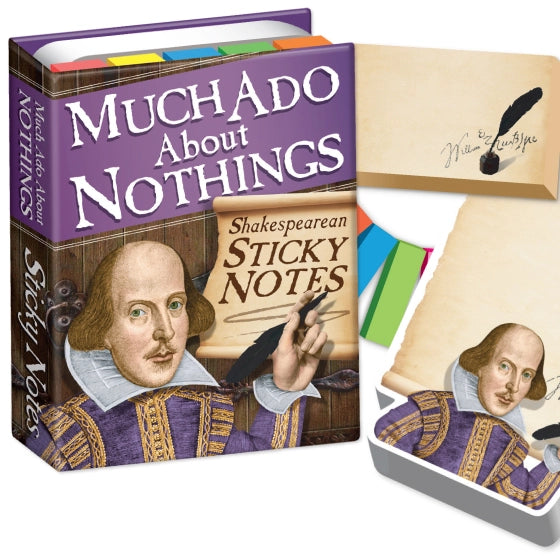 Much Ado about Nothings (Shakespeare) Sticky Notes from The Unemployed Philosophers Guild
