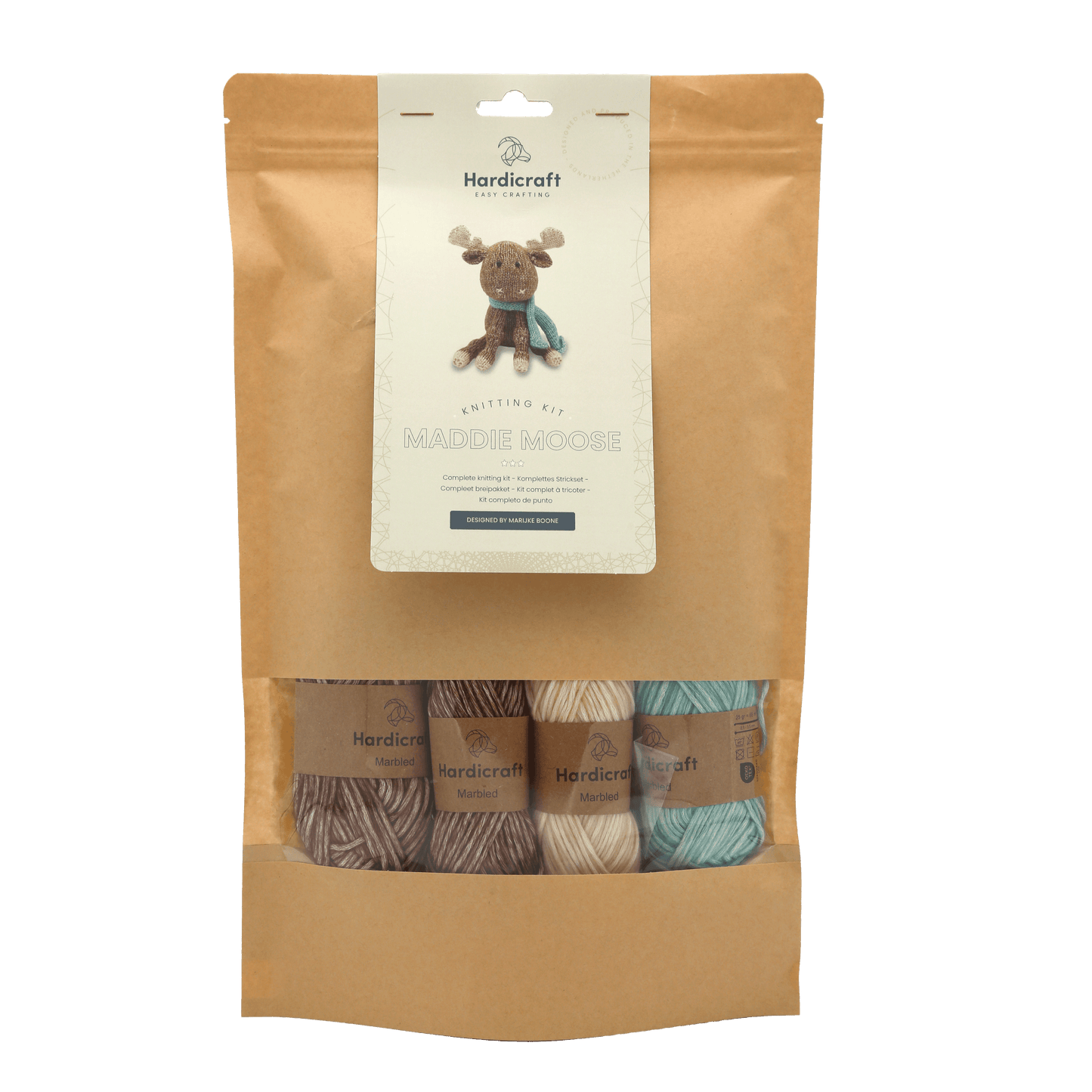 Maddie Moose Knitting Kit from Hardicraft
