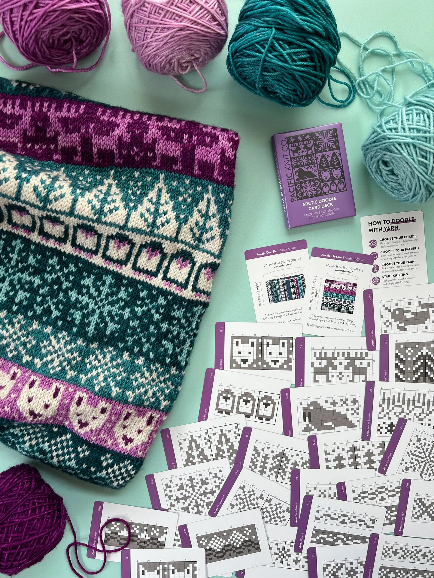 Arctic Doodle Card Expansion Deck by Pacific Knit Co.