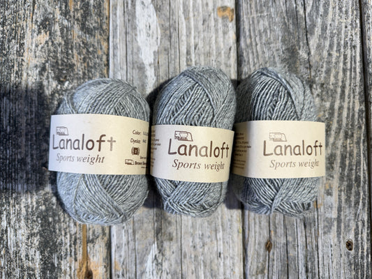 Lanaloft Sport: Manor Grey by Brown Sheep Company
