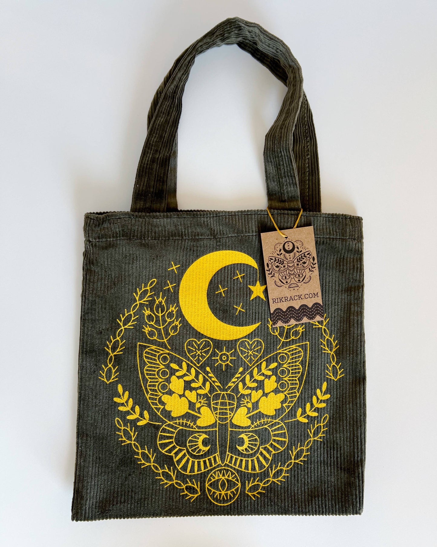 Lunar Moth Tote Bag by Rikrack