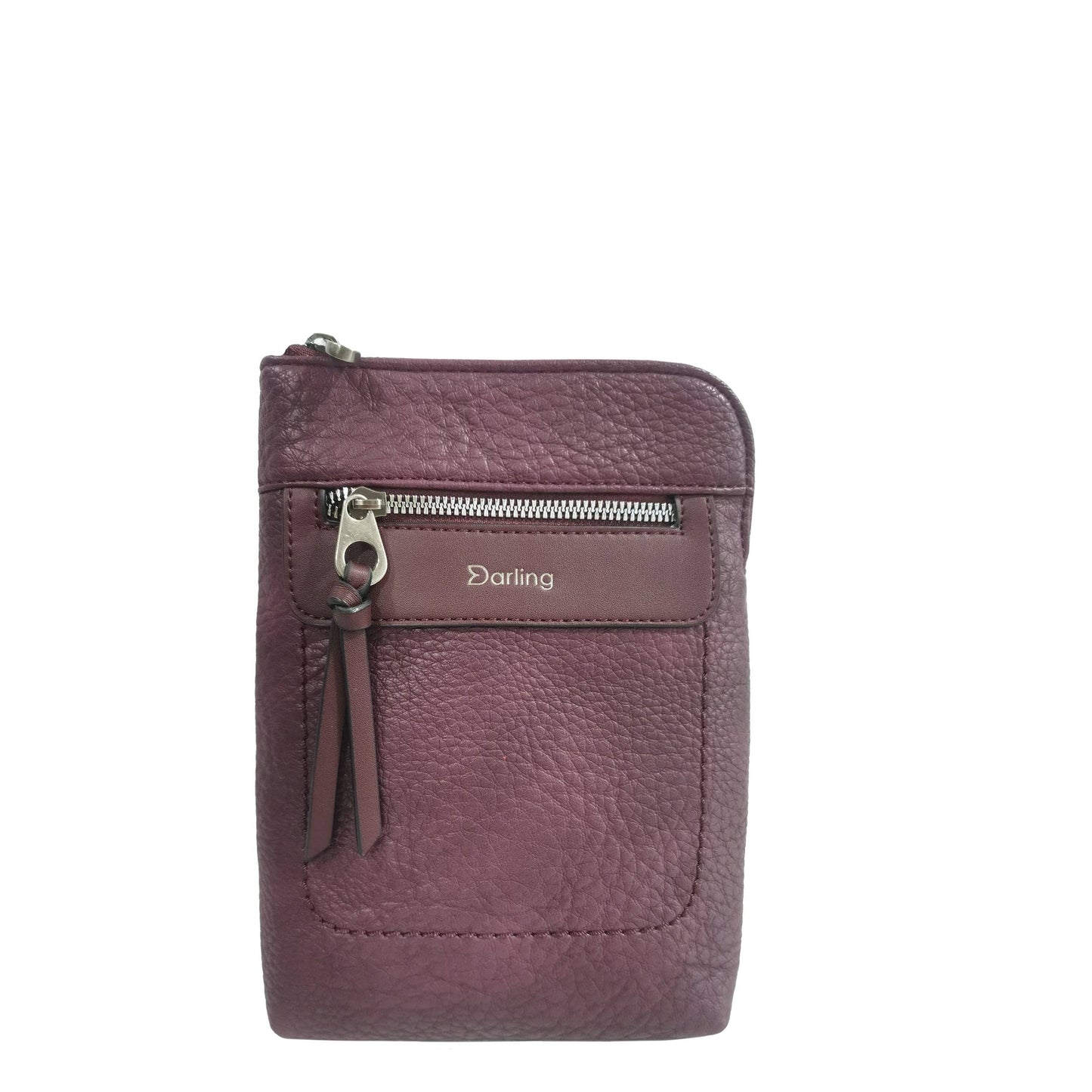 Vegan Leather Flat Crossbody Bag by Darling's Canada