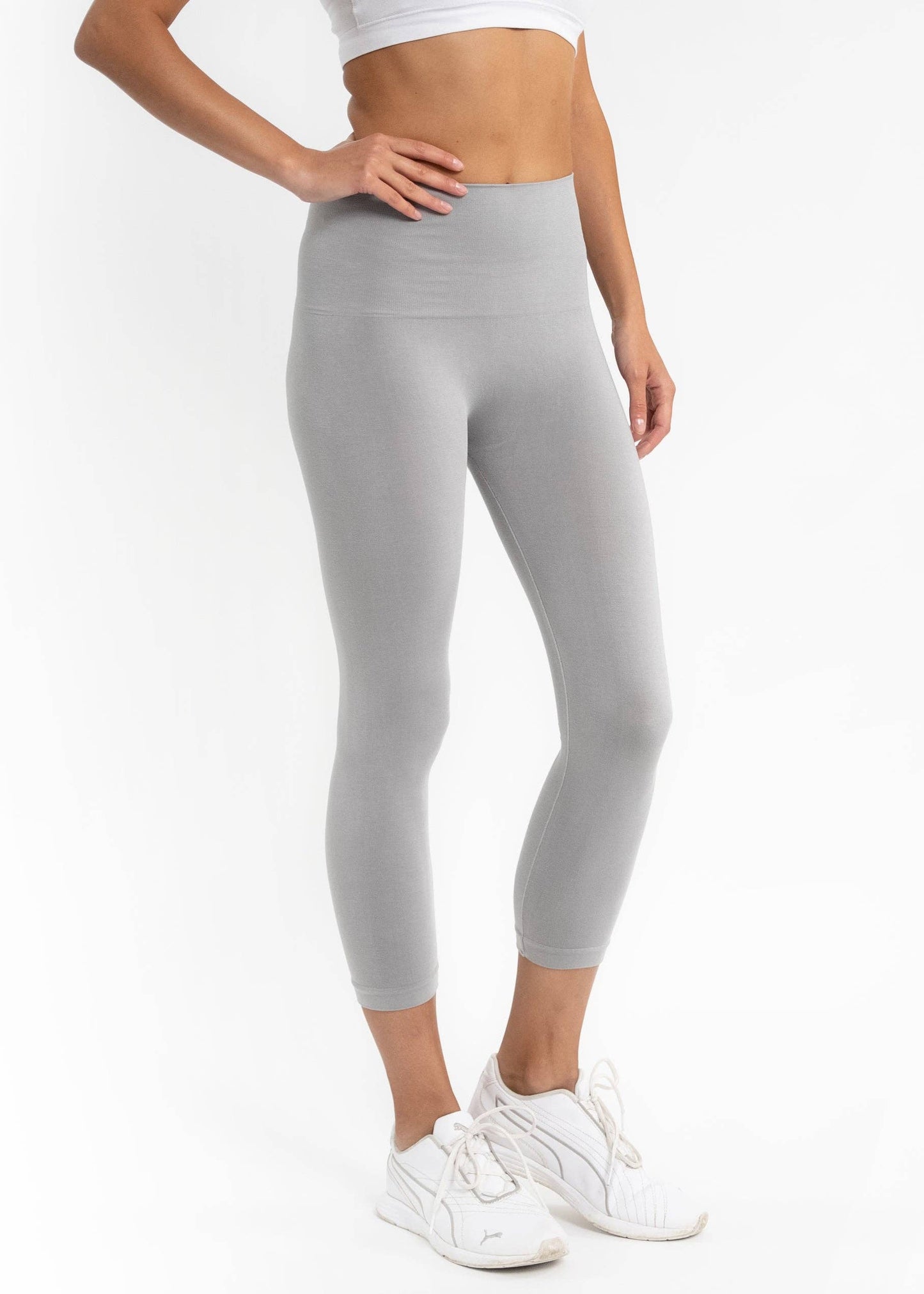 High Waist Crop (3/4) Leggings by Elietian