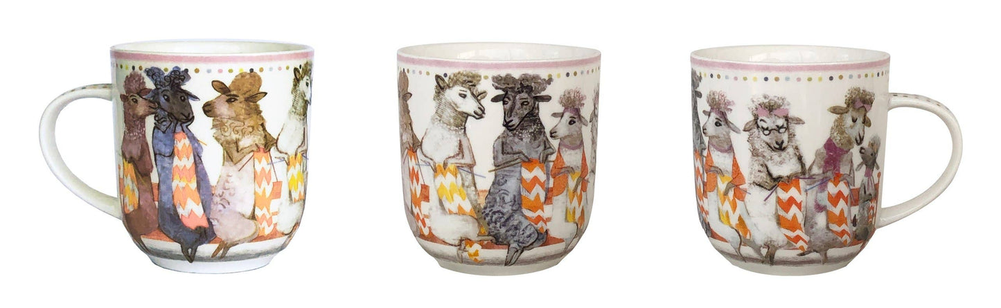 Social Knitworking Mug by Artiphany