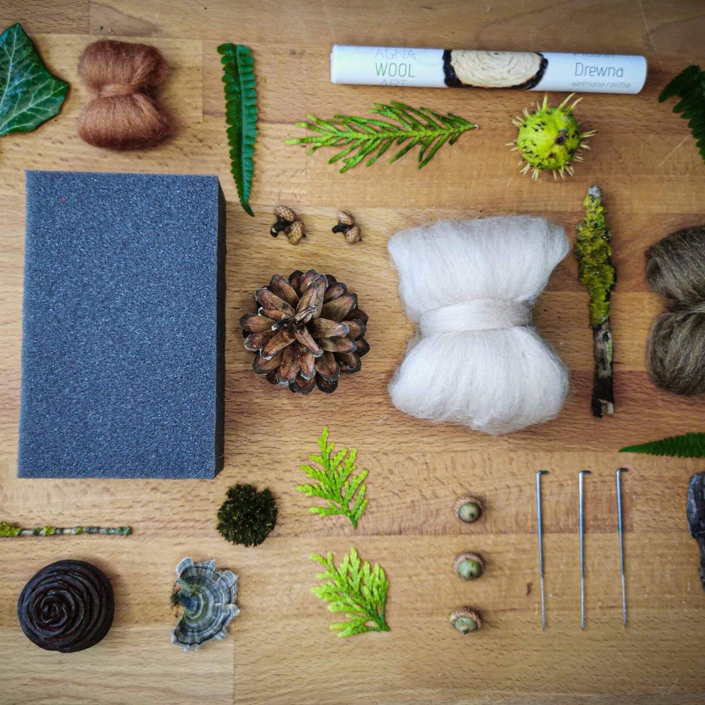 Owl Needle Felting Kit by Benzie Design